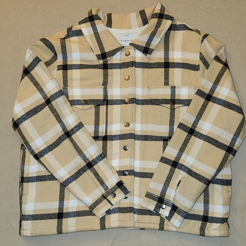 Lucky Brand Plaid Jacket